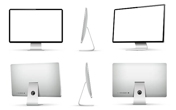 Moniteur multi-angles argenté